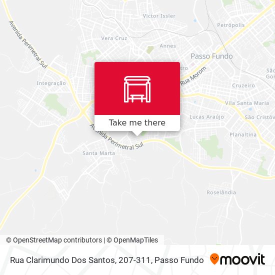 Rua Clarimundo Dos Santos, 207-311 map