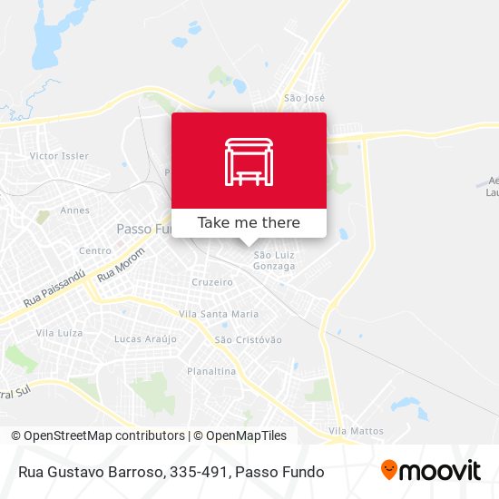 Mapa Rua Gustavo Barroso, 335-491