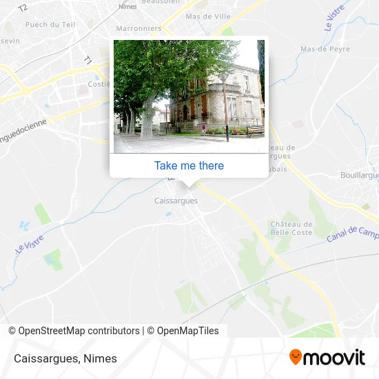 Caissargues map