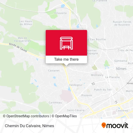 Chemin Du Calvaire map