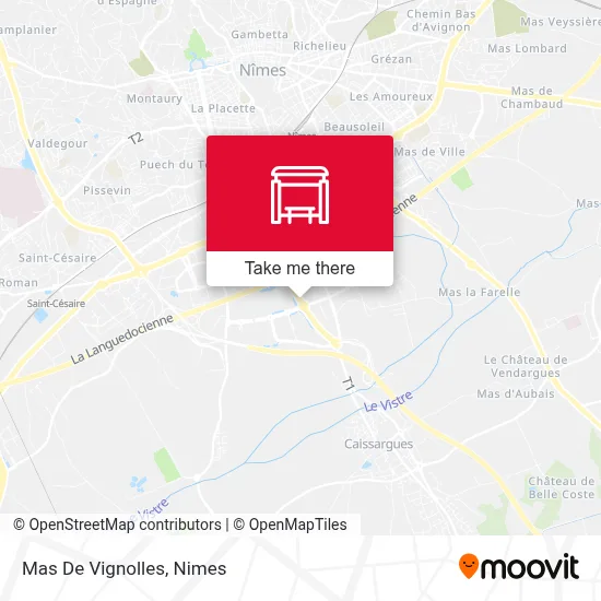 Mas De Vignolles map