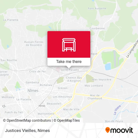 Justices Vieilles map