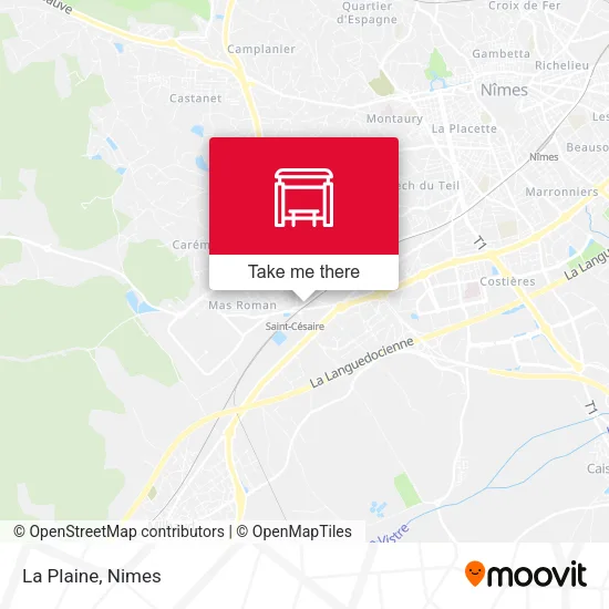 La Plaine map