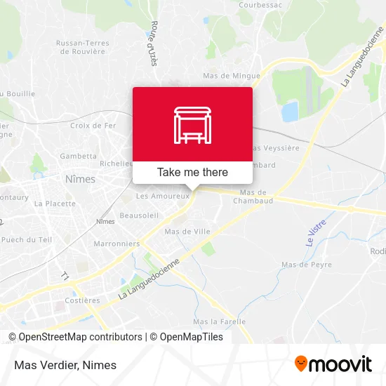 Mas Verdier map