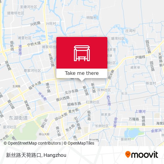 新丝路天荷路口 map