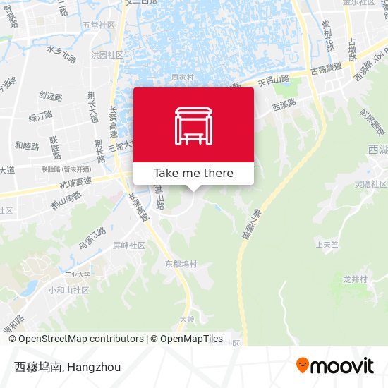 西穆坞南 map