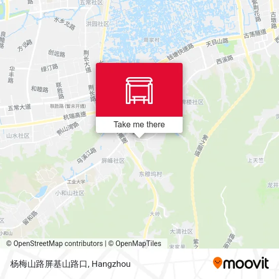杨梅山路屏基山路口 map