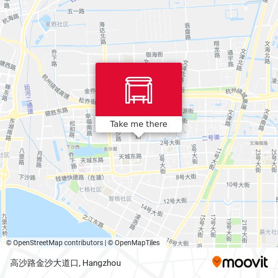 高沙路金沙大道口 map
