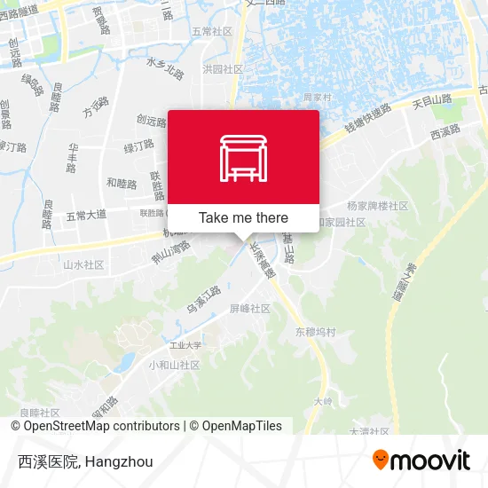 西溪医院 map