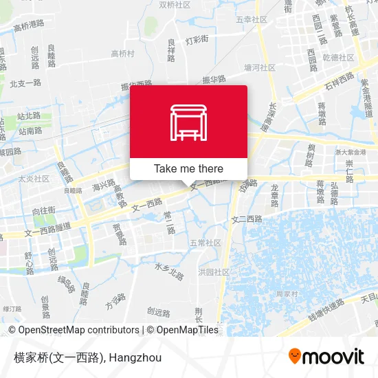 横家桥(文一西路) map