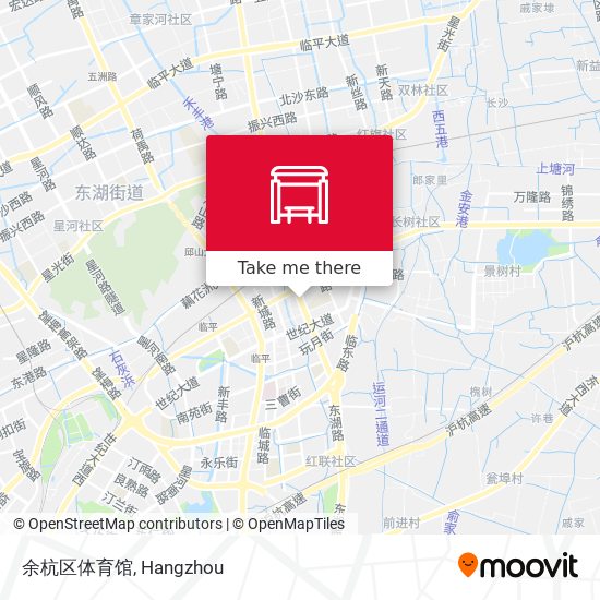 余杭区体育馆 map