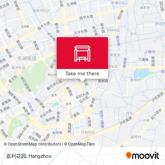 嘉利花园 map