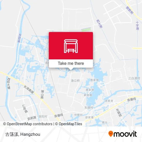 古荡漾 map