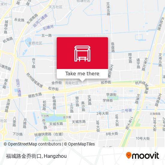 福城路金乔街口 map