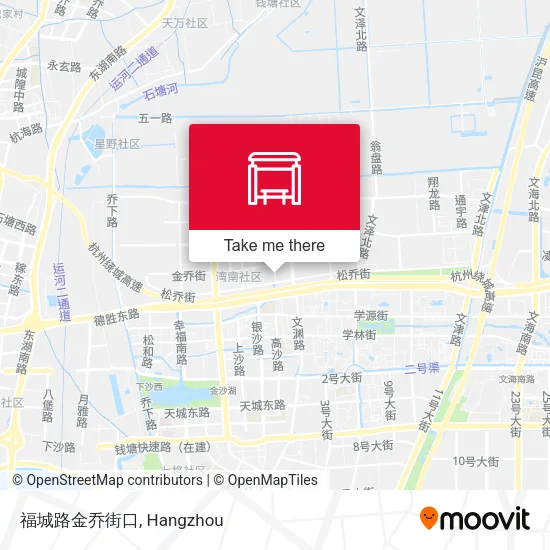福城路金乔街口 map