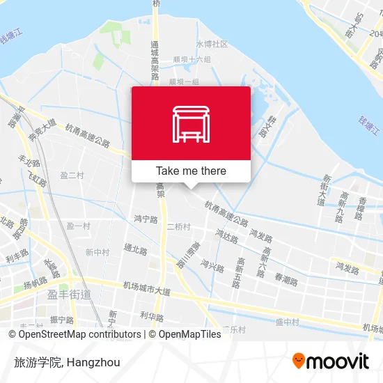 旅游学院 map