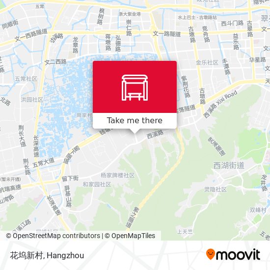 花坞新村 map