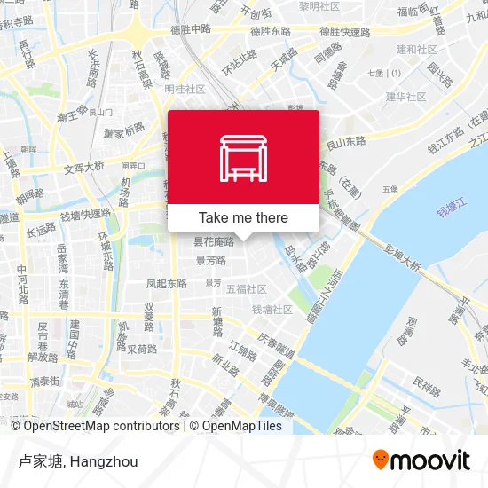 卢家塘 map