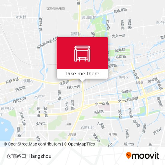 仓前路口 map