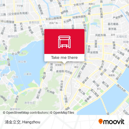 涌金立交 map