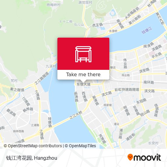 钱江湾花园 map