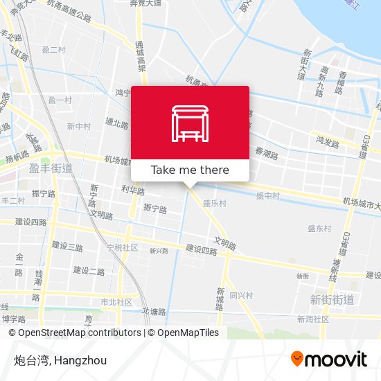 炮台湾 map