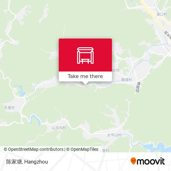 陈家塘 map