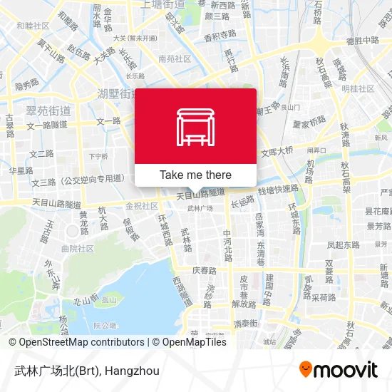 武林广场北(Brt) map