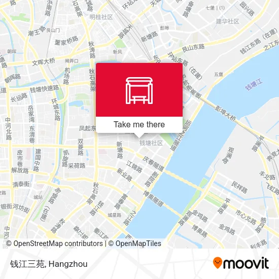 钱江三苑 map