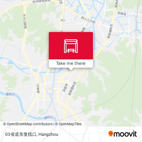 03省道东复线口 map