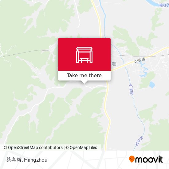 茶亭桥 map