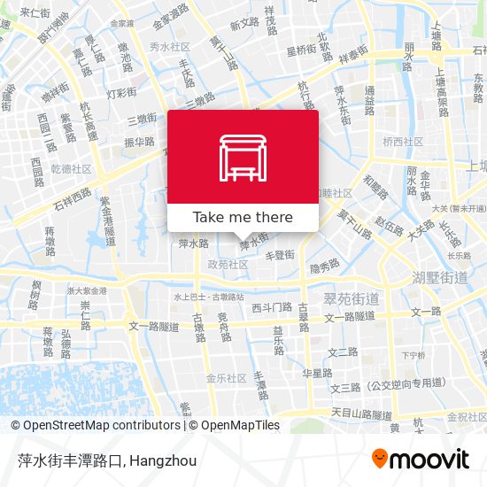 萍水街丰潭路口 map