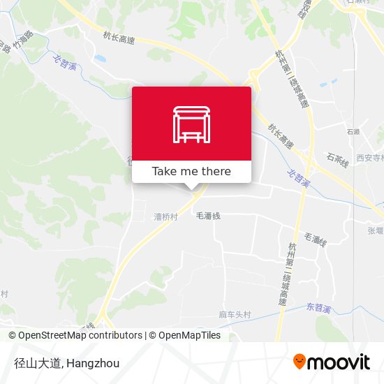 径山大道 map