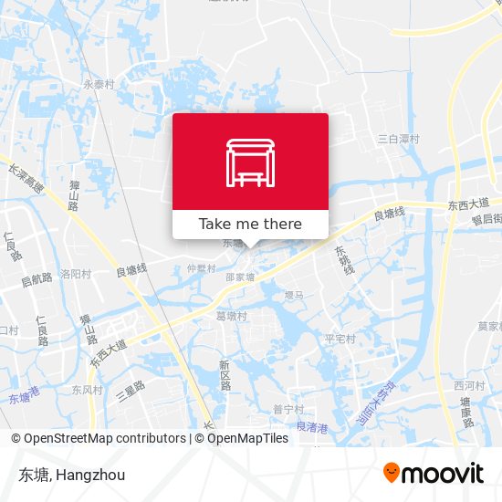 东塘 map