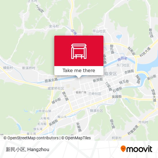 新民小区 map