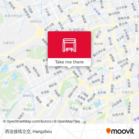 西连接线立交 map