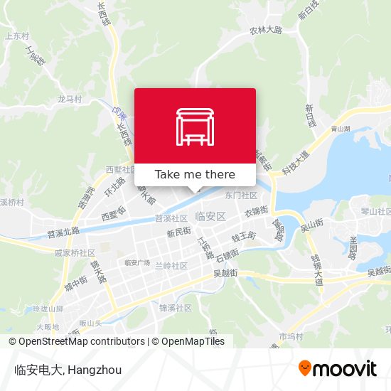临安电大 map