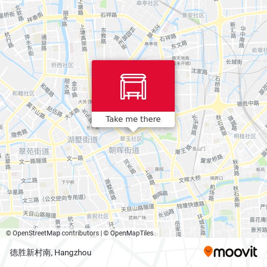 德胜新村南 map