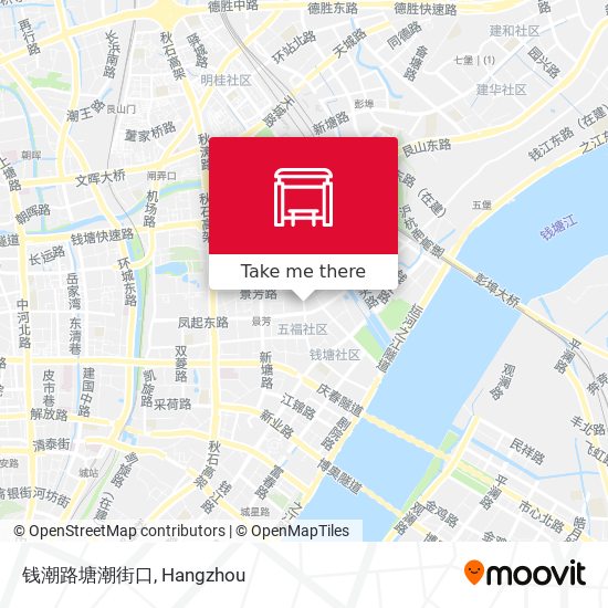 钱潮路塘潮街口 map