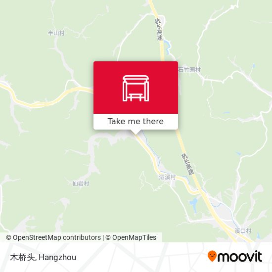 木桥头 map