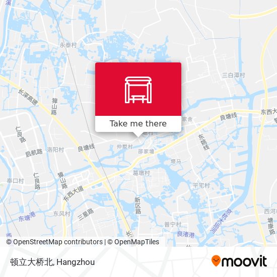 顿立大桥北 map