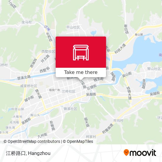 江桥路口 map