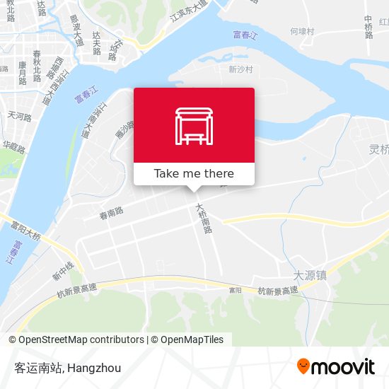 客运南站 map