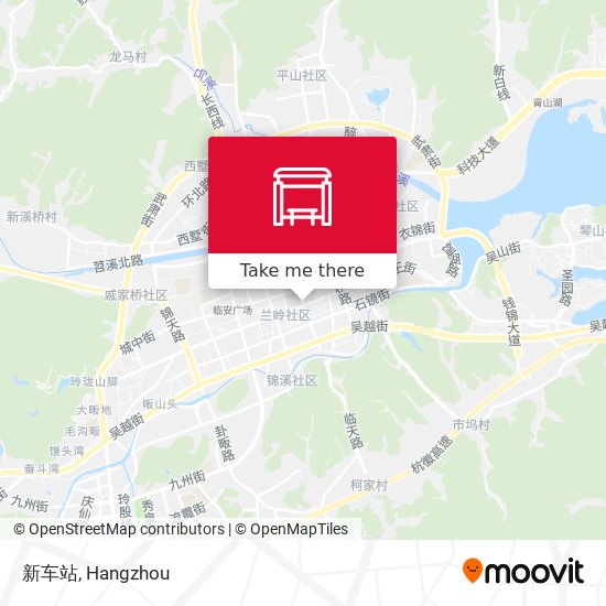 新车站 map