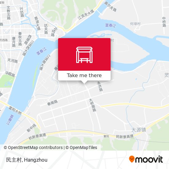 民主村 map