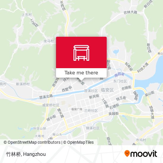 竹林桥 map