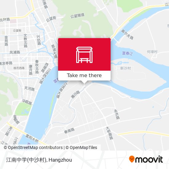 江南中学(中沙村) map