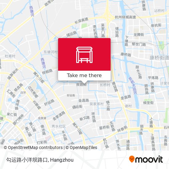 勾运路小洋坝路口 map