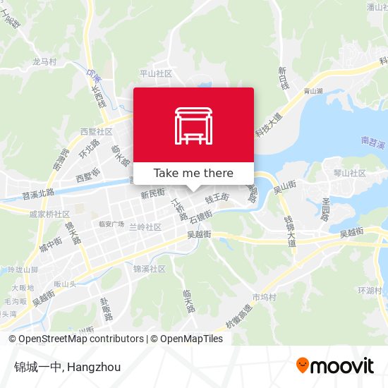 锦城一中 map