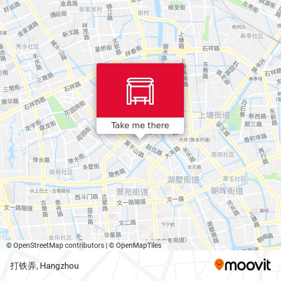 打铁弄 map